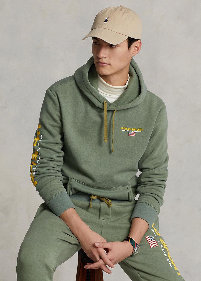 Sudadera Con Capucha Polo Ralph Lauren Hombre Polo Sport Fleece Chile Verde Oliva KZOAH-7340